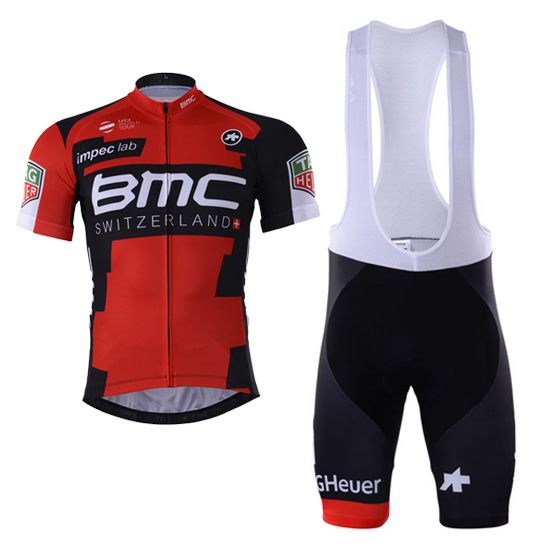 Abbigliamento Ciclismo BMC 2017 rosso e bianco